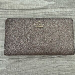 Kate Spade multicolored sparkle wallet